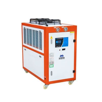 R134A/R410A পোর্টেবল ওয়াটার কুলড চিলার পোর্টেবল ওয়াটার চিলার ডাবল সার্কুলেশন সিস্টেম