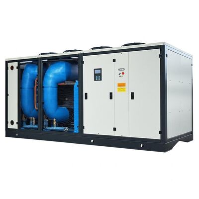ইনপুট পাওয়ার 318KW এয়ার কুলড ওয়াটার চিলার 380V 3Ph 50Hz বাণিজ্যিক জল শীতল সমাধান পাম্প শক্তি 075KW